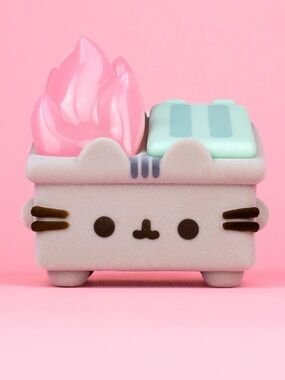 NWOT 100% Soft Pusheen Flocked Dumpster Fire